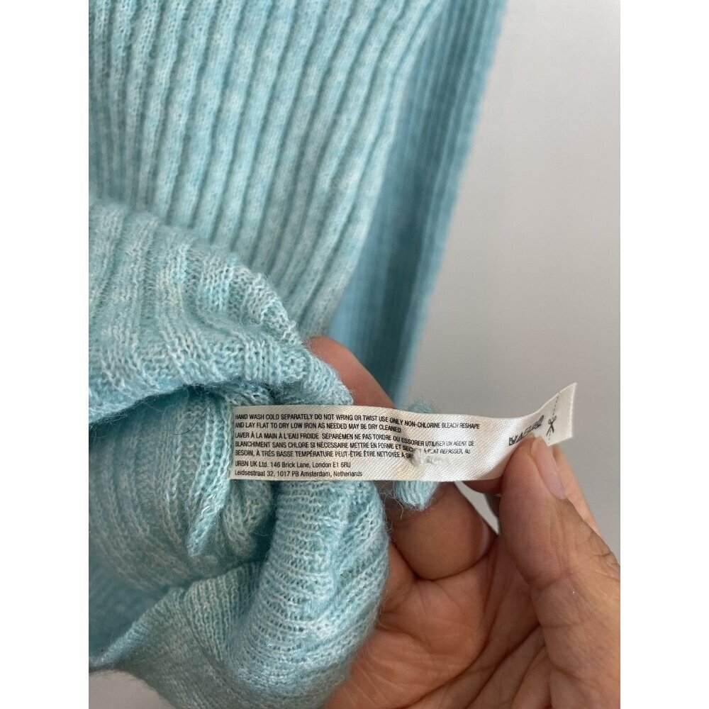 Daily Practice Light Blue Wool Blend Sweater Size XL Cozy Casual Long‎ Sleeve - Picture 5 of 9